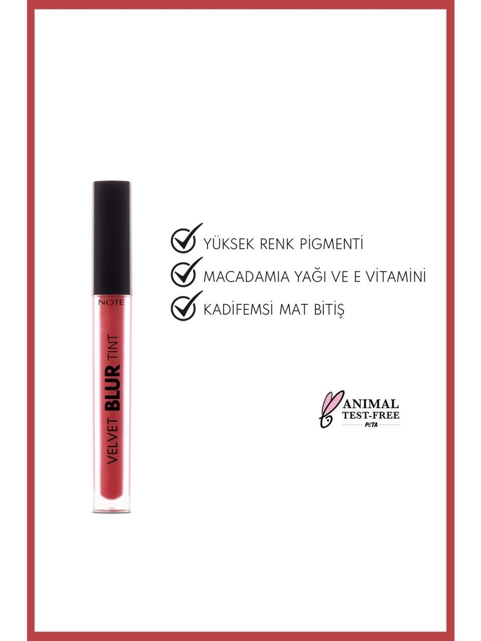 Note Velvet Blur Tint 4ml.04 Rust Red