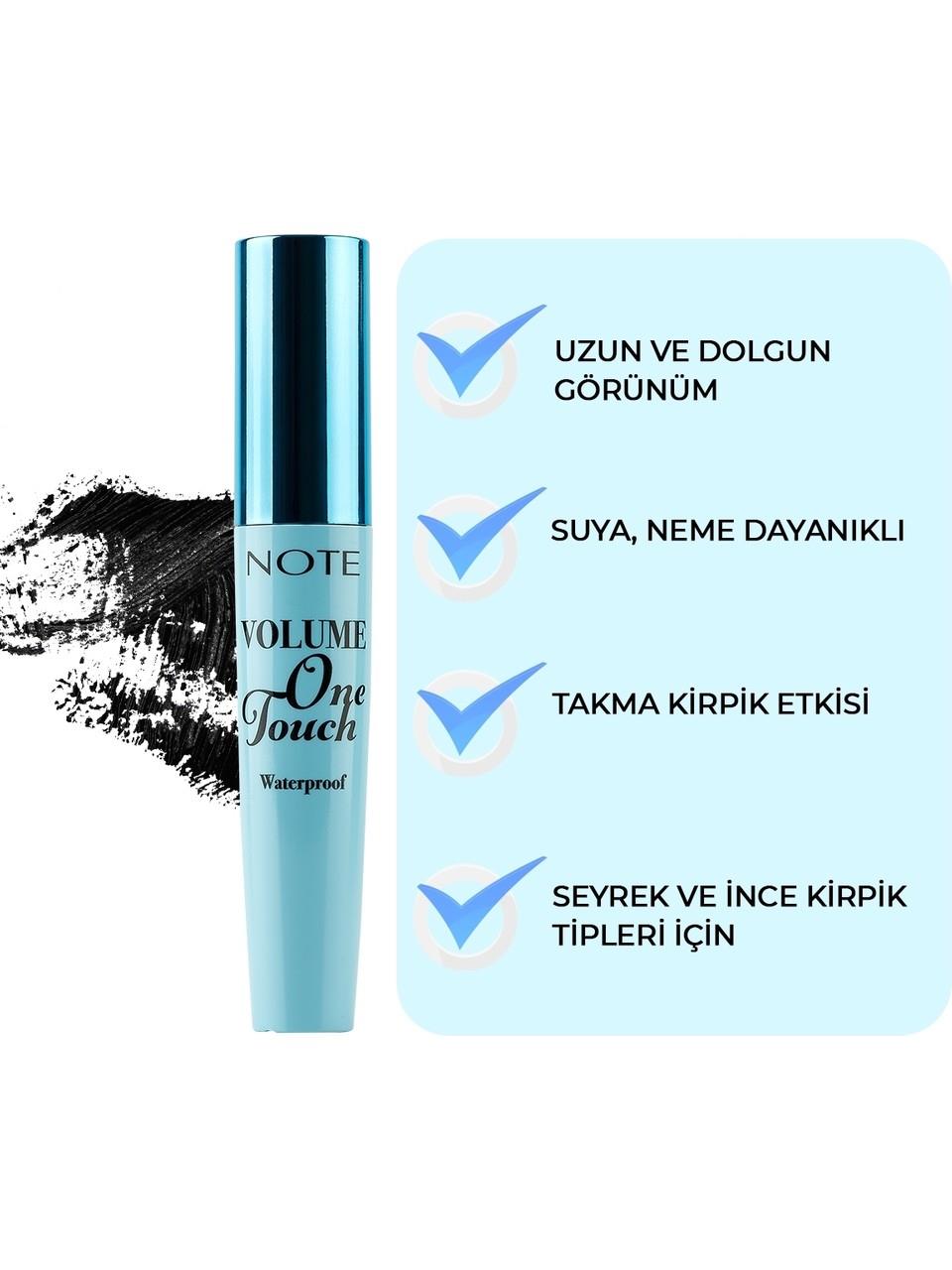 Note Volume One Touch Waterproof Mascara