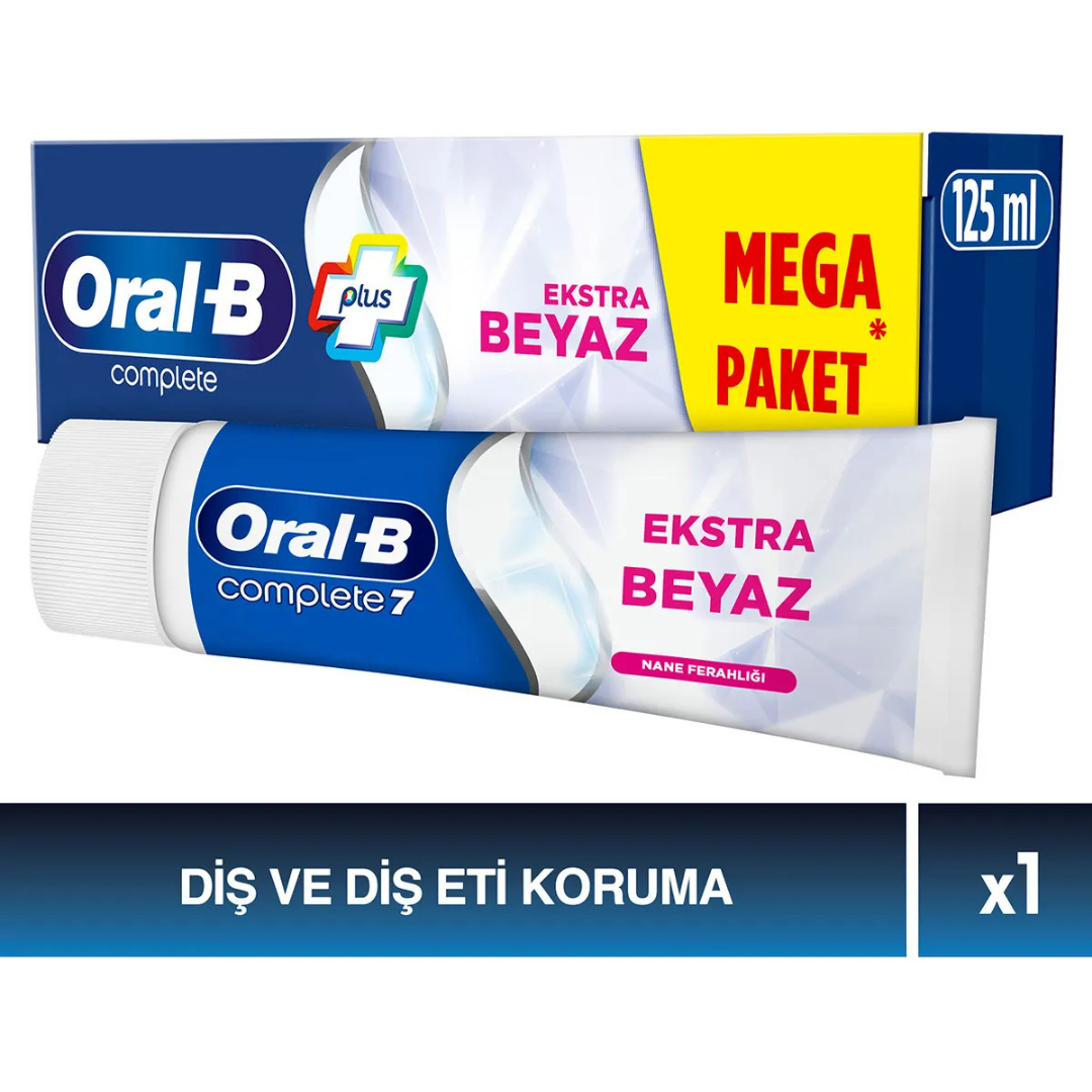 Oral-B Diş Macunu 125ml. Komple 7 Ekstra Beyaz
