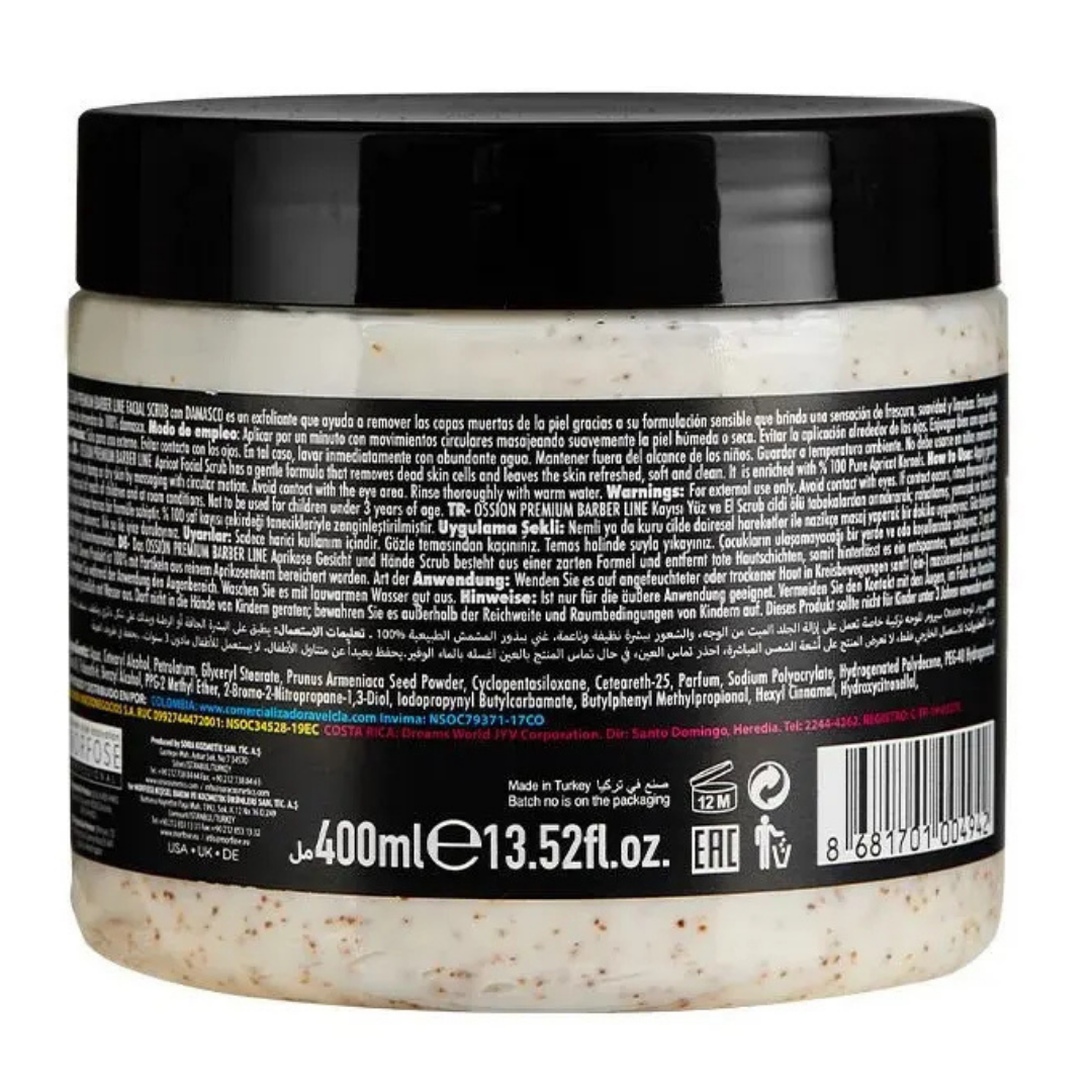 Ossion Facial Scrub 400ml. Apricot