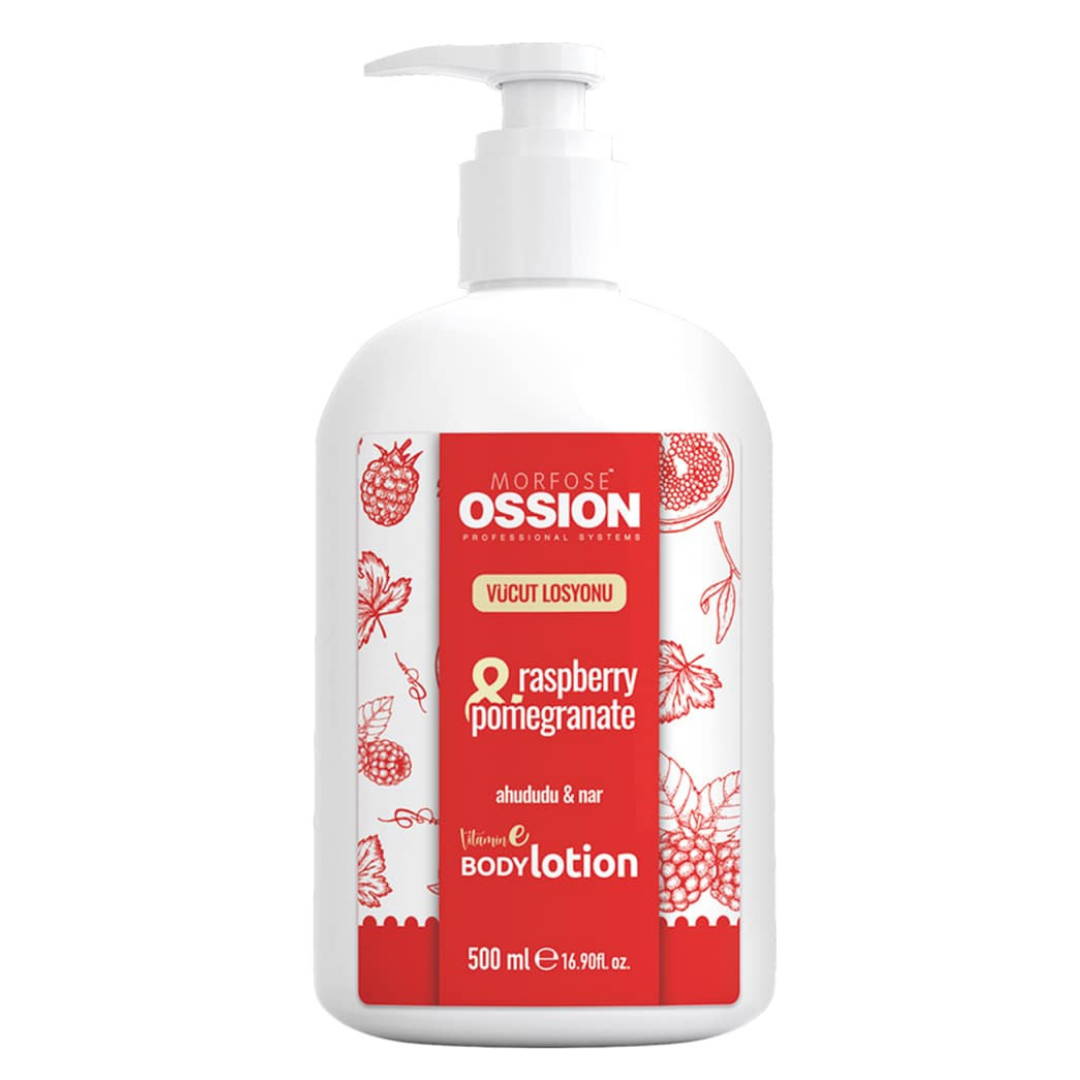 Ossion Vücut Losyonu 500ml. Raspberry&Pomegranate