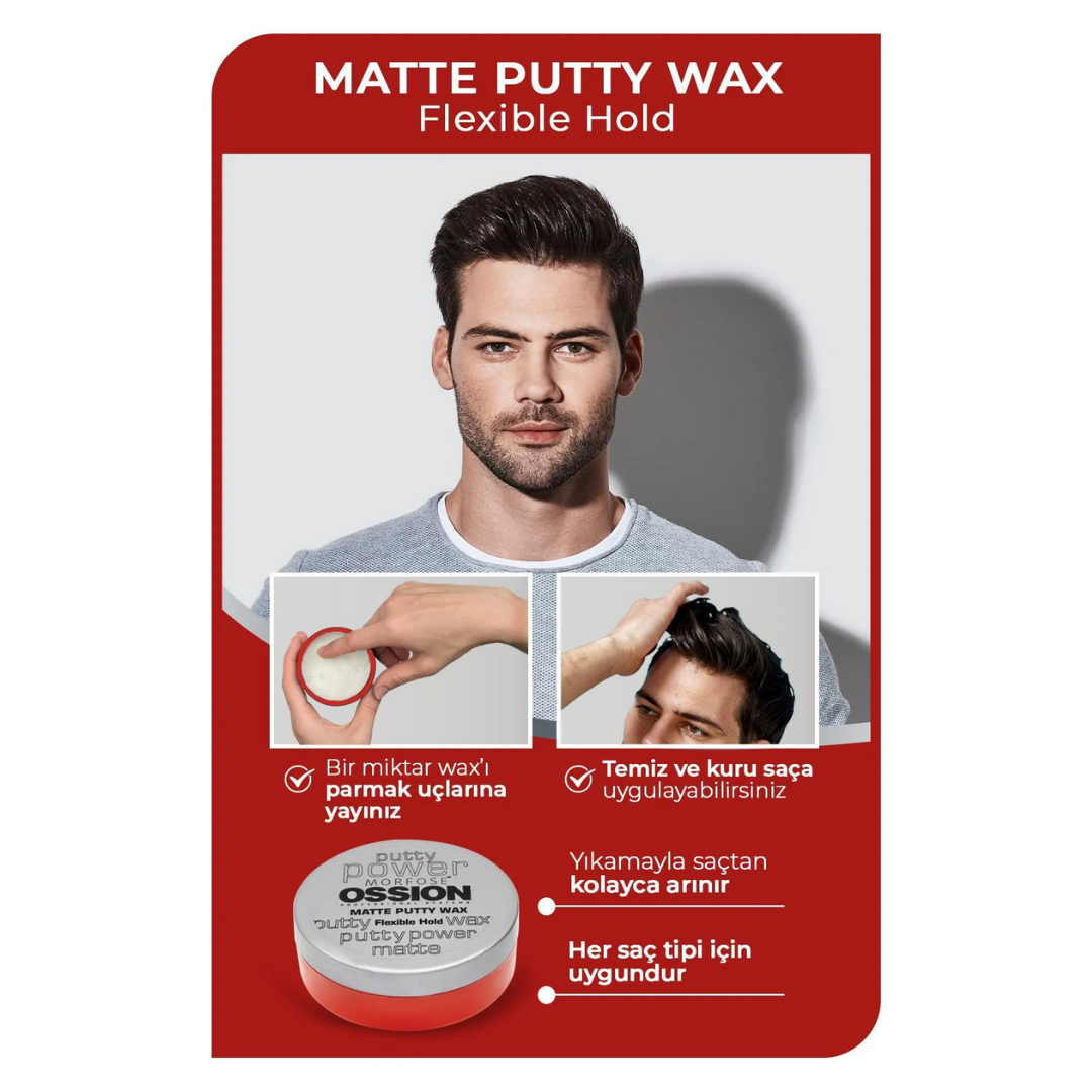 Ossion Wax 60ml. Putty Matte