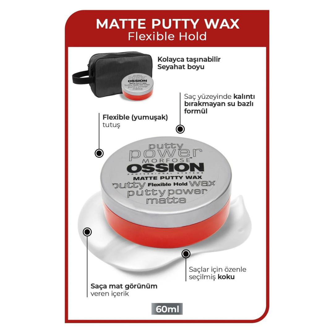 Ossion Wax 60ml. Putty Matte