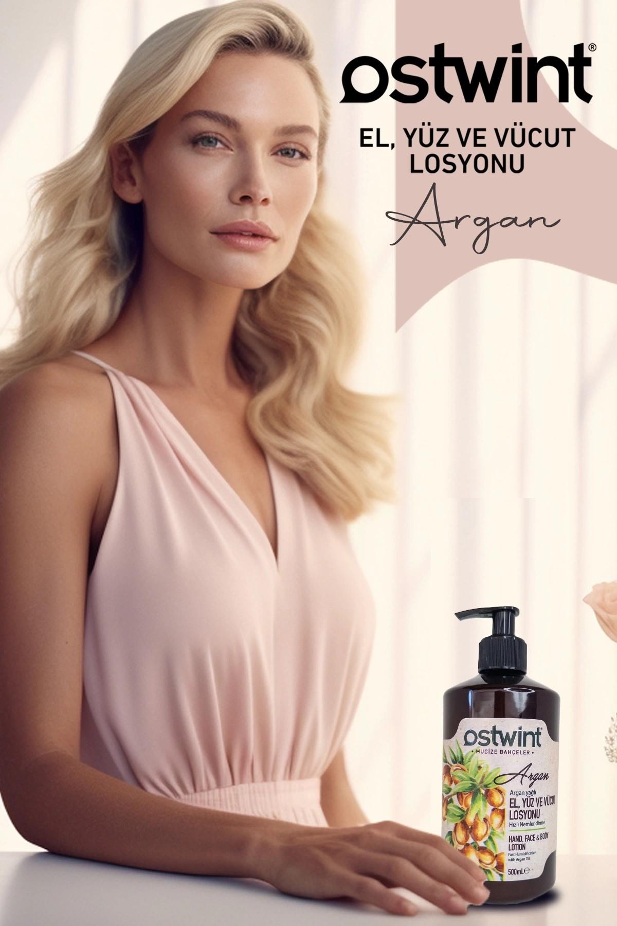 Ostwint Argan Yağlı Vücut Losyonu 500Ml.(Pompalı)