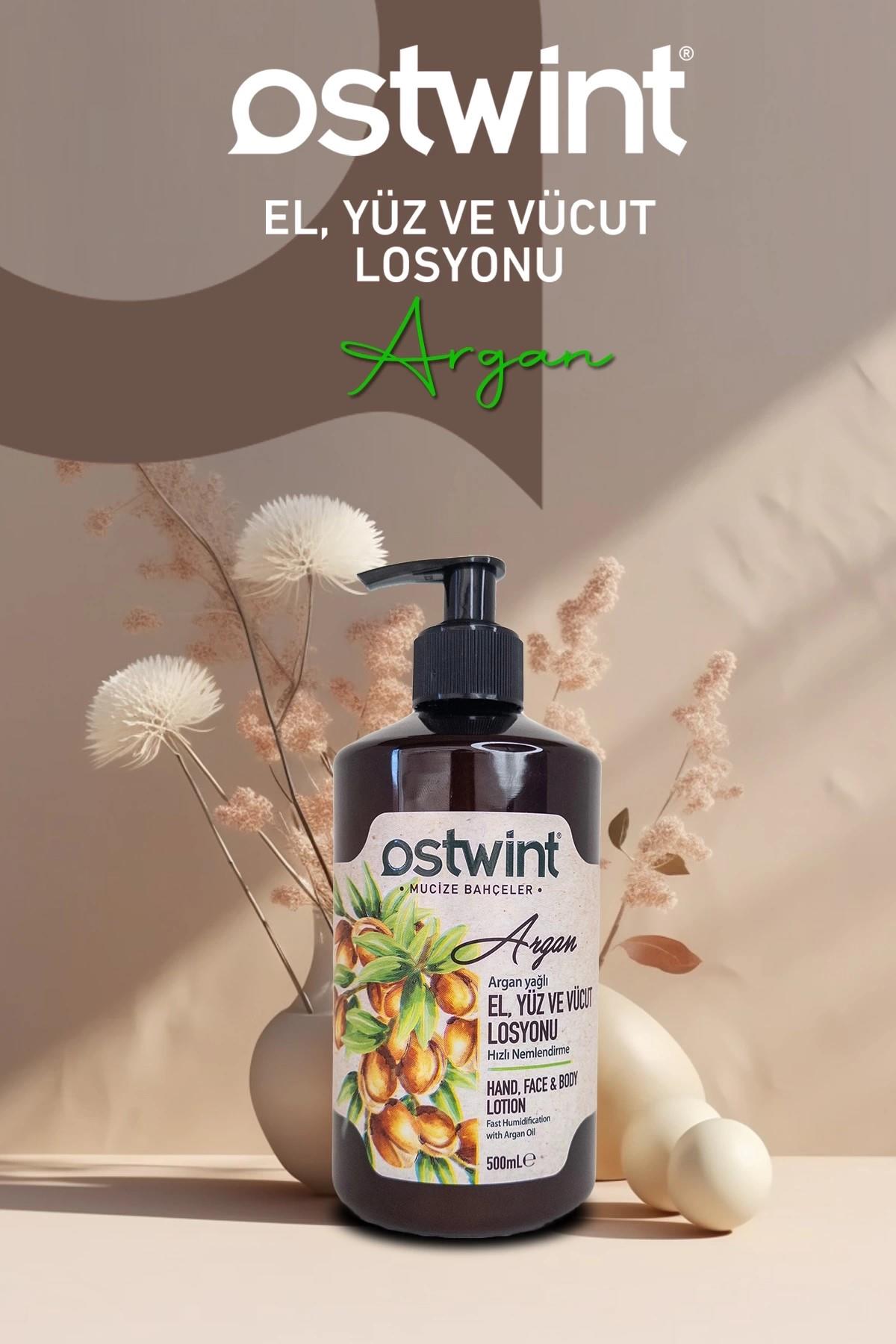 Ostwint Argan Yağlı Vücut Losyonu 500Ml.(Pompalı)