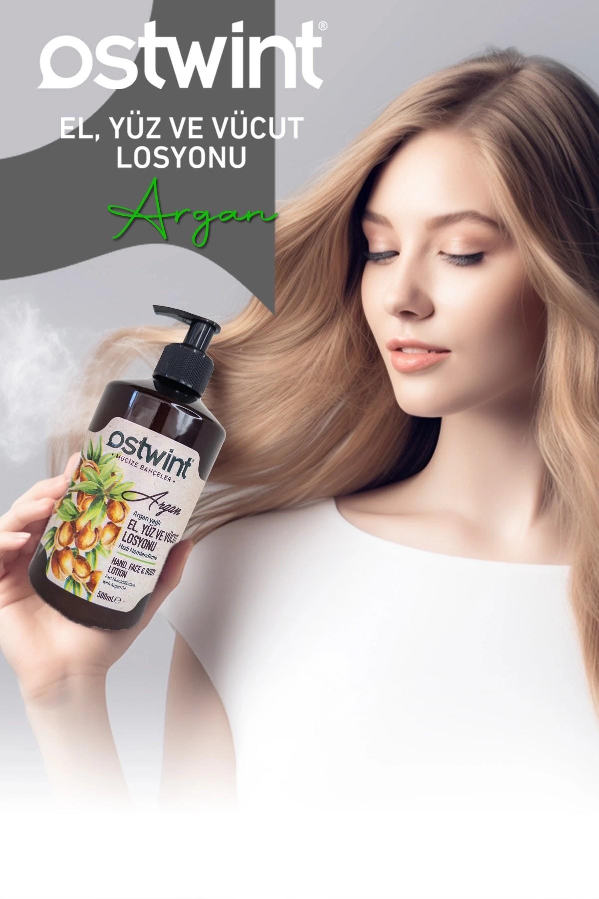 Ostwint Argan Yağlı Vücut Losyonu 500Ml.(Pompalı)