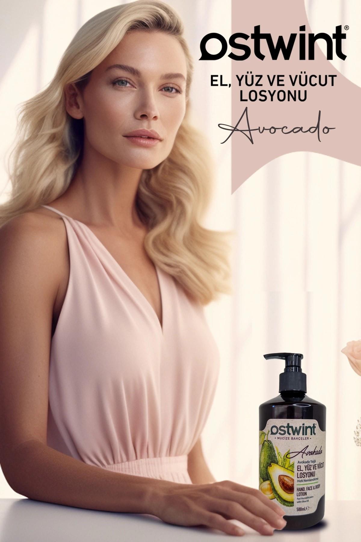 Ostwint Avokado Vücut Losyonu 500Ml.(Pompalı)