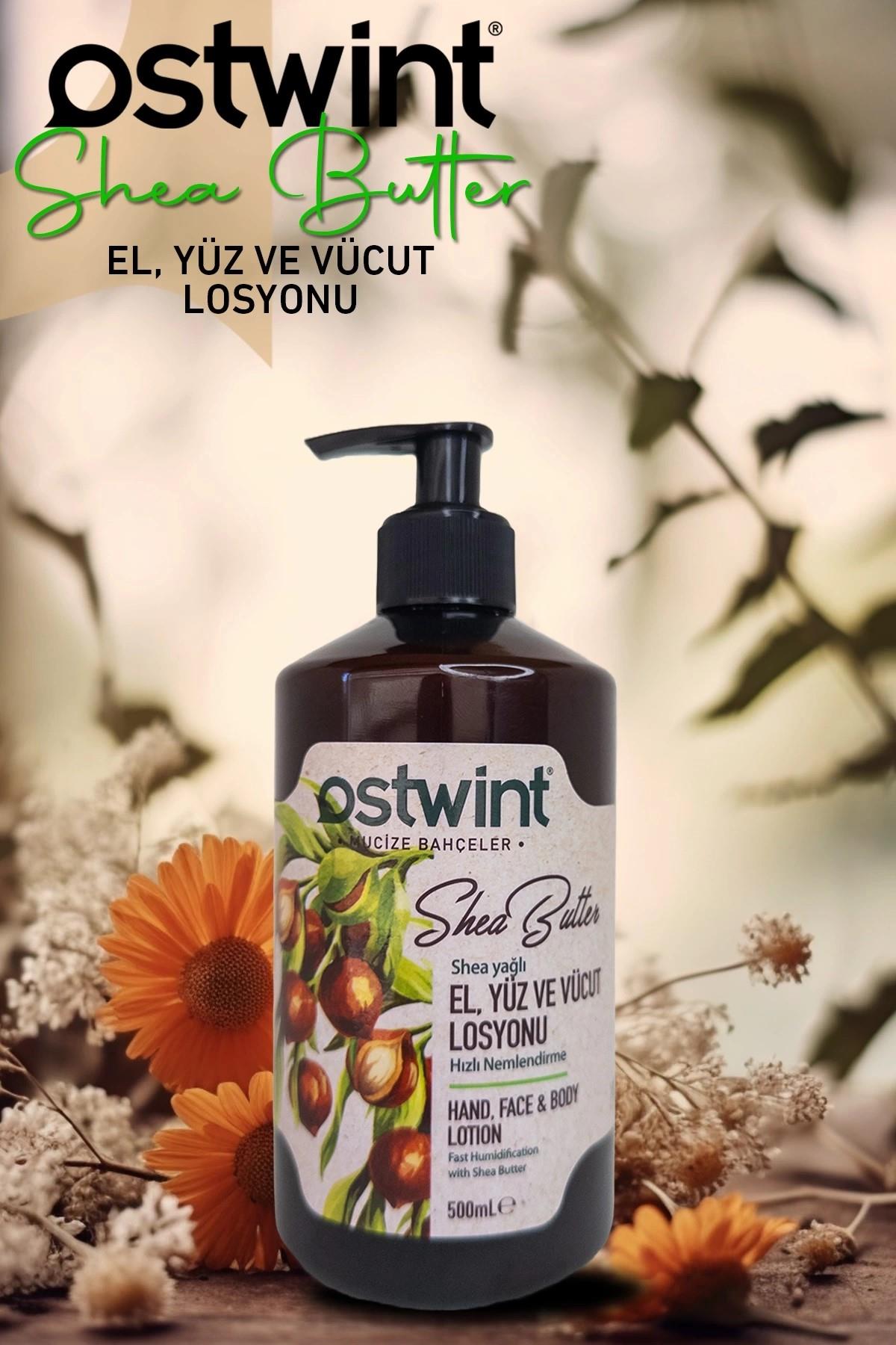 Ostwint Shea Butter Vücut Losyonu 500Ml.(Pompalı)