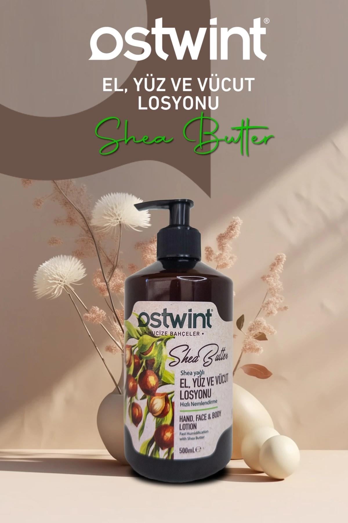 Ostwint Shea Butter Vücut Losyonu 500Ml.(Pompalı)