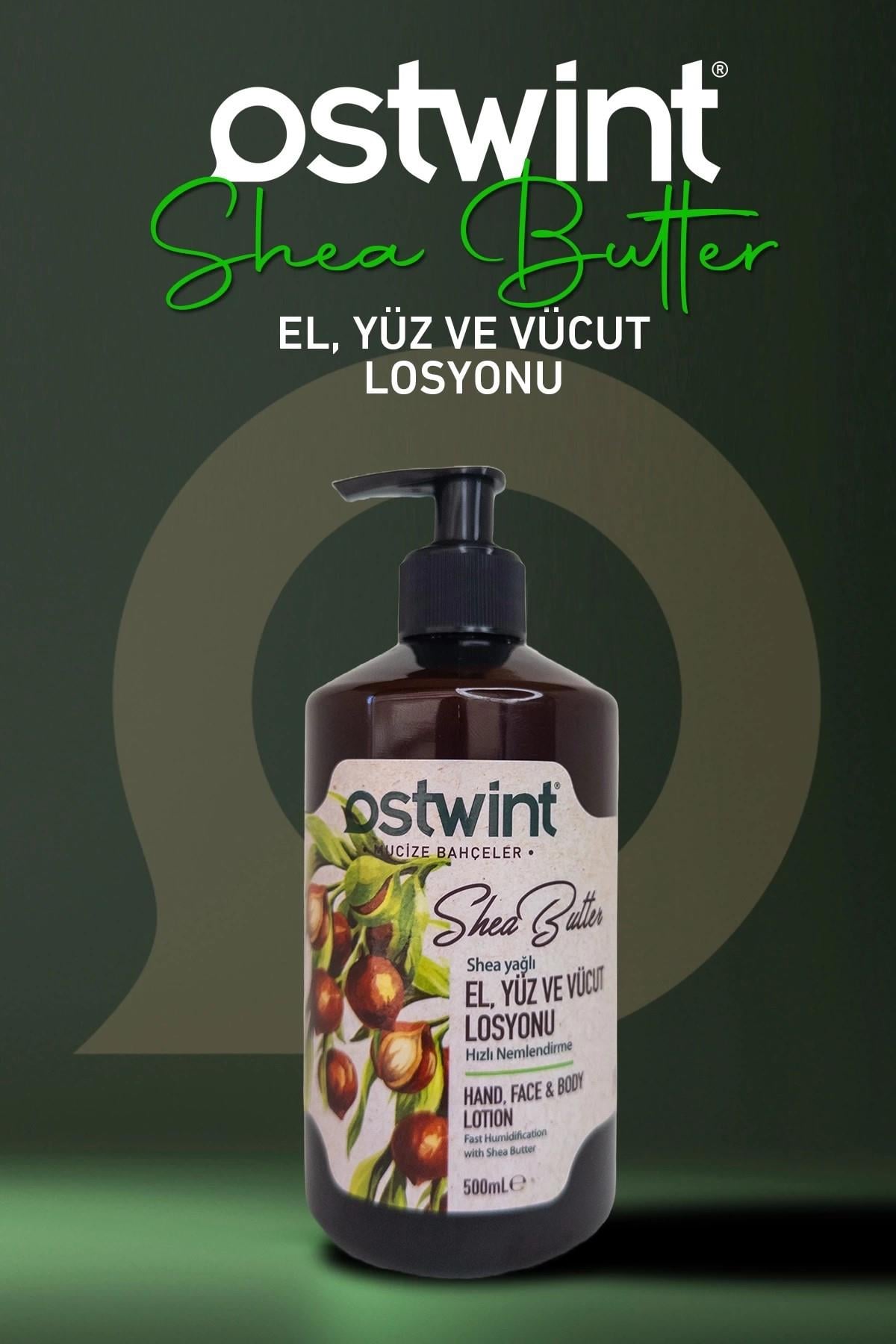 Ostwint Shea Butter Vücut Losyonu 500Ml.(Pompalı)