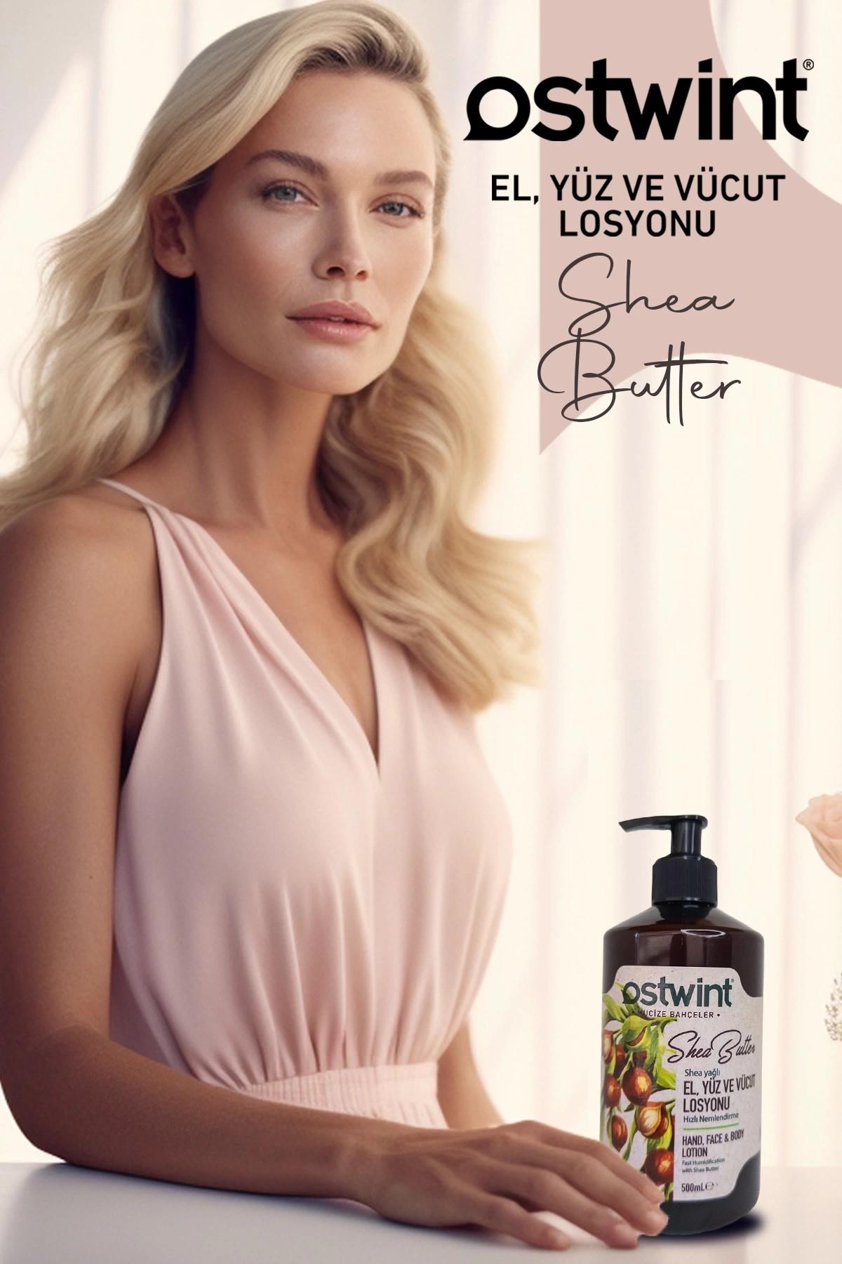 Ostwint Shea Butter Vücut Losyonu 500Ml.(Pompalı)