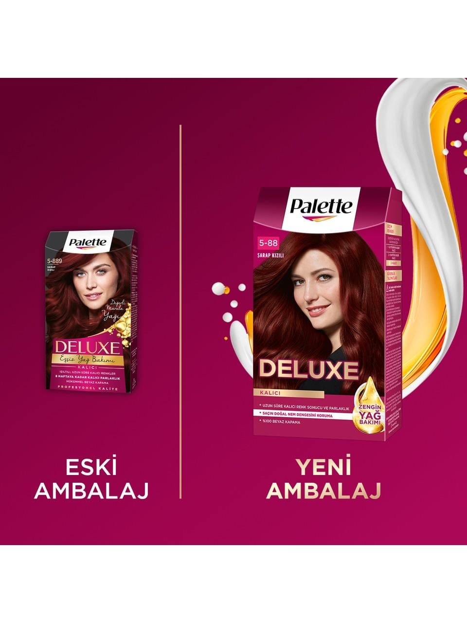 Palette Deluxe Set Boya 5-88 Şarap Kızılı