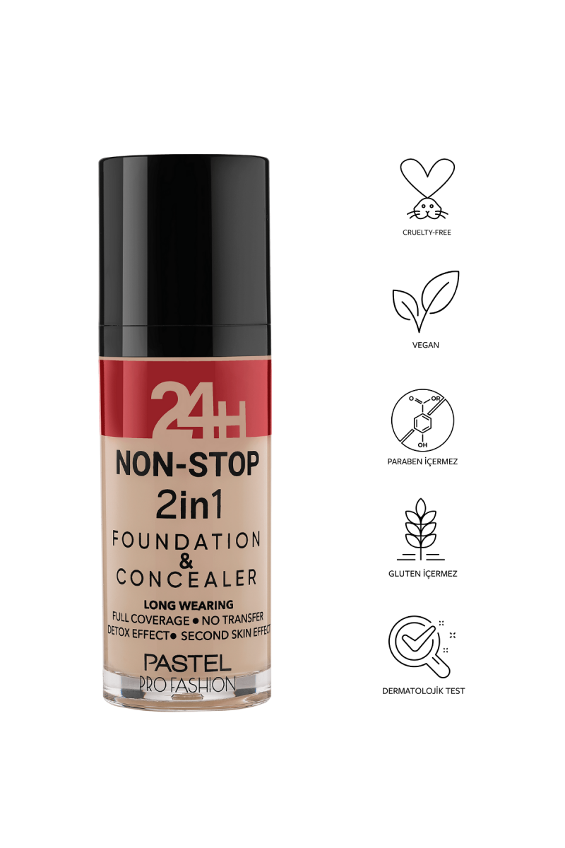 Pastel Pro Non-Stop 2In1 Found.&Conc. No:605