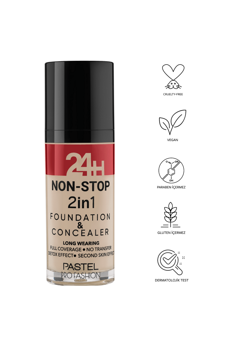 Pastel Pro Non-Stop 2In1 Found.&Conc. No:601