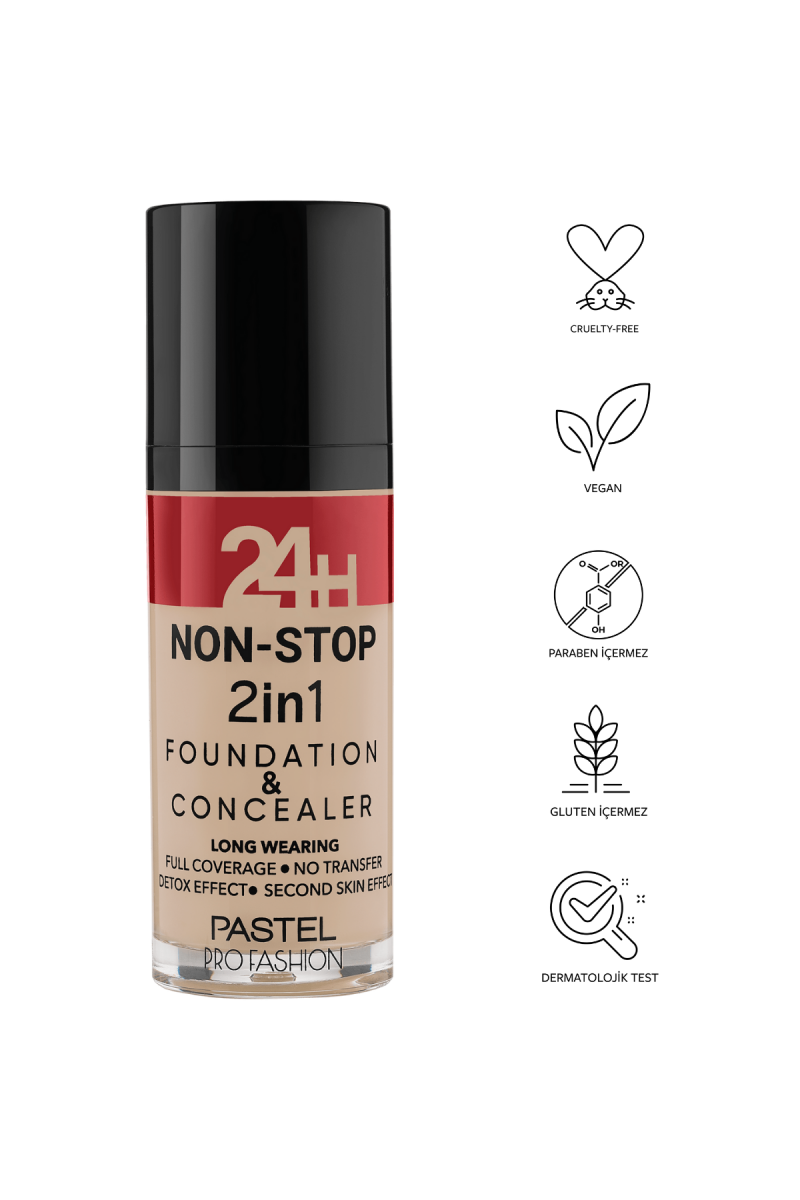 Pastel Pro Non-Stop 2In1 Found.&Conc. No:603