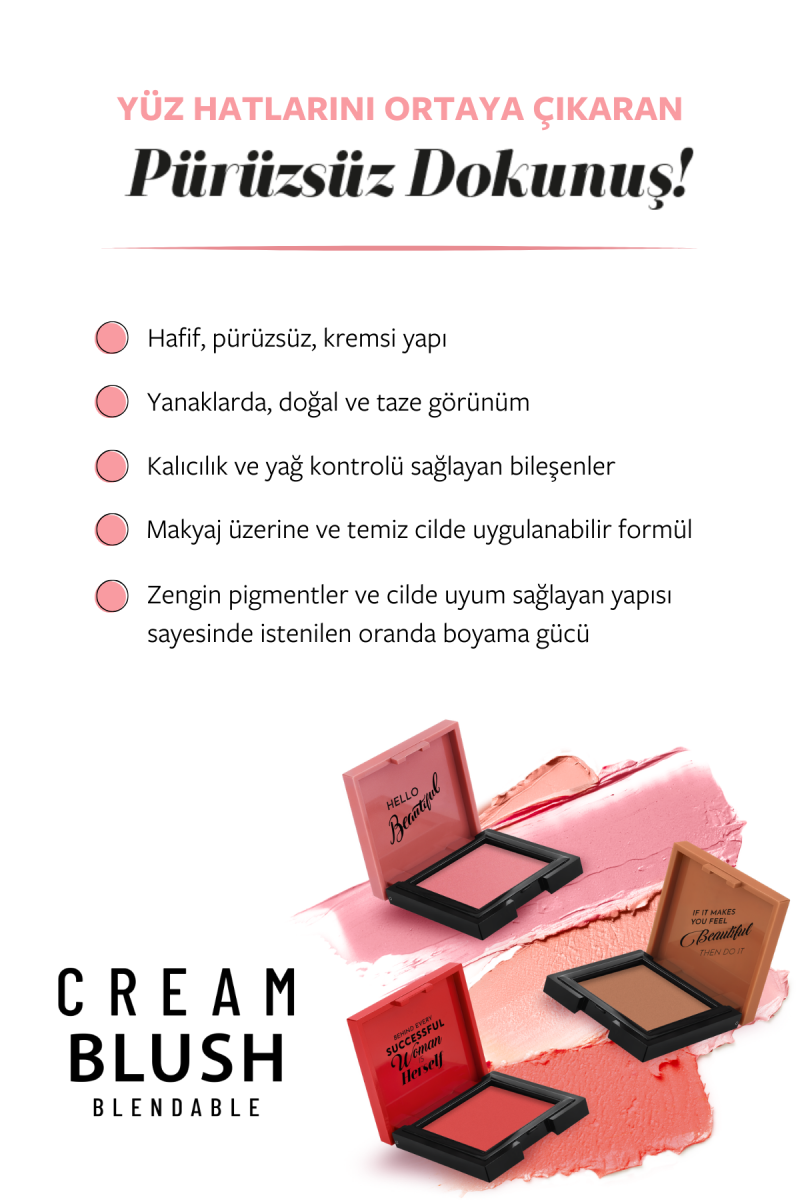 Pastel Profashıon Cream Blush No:42