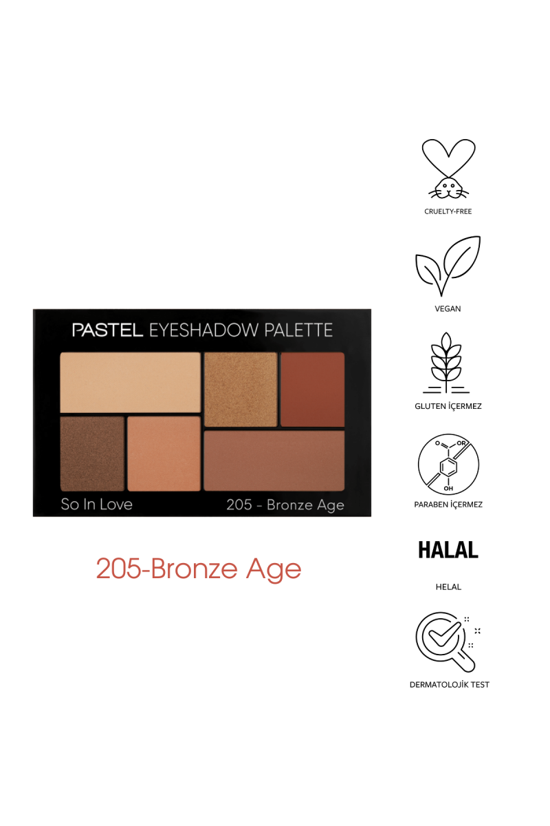 Pastel Profashıon Eyeshadow Pal.So In Love No:205