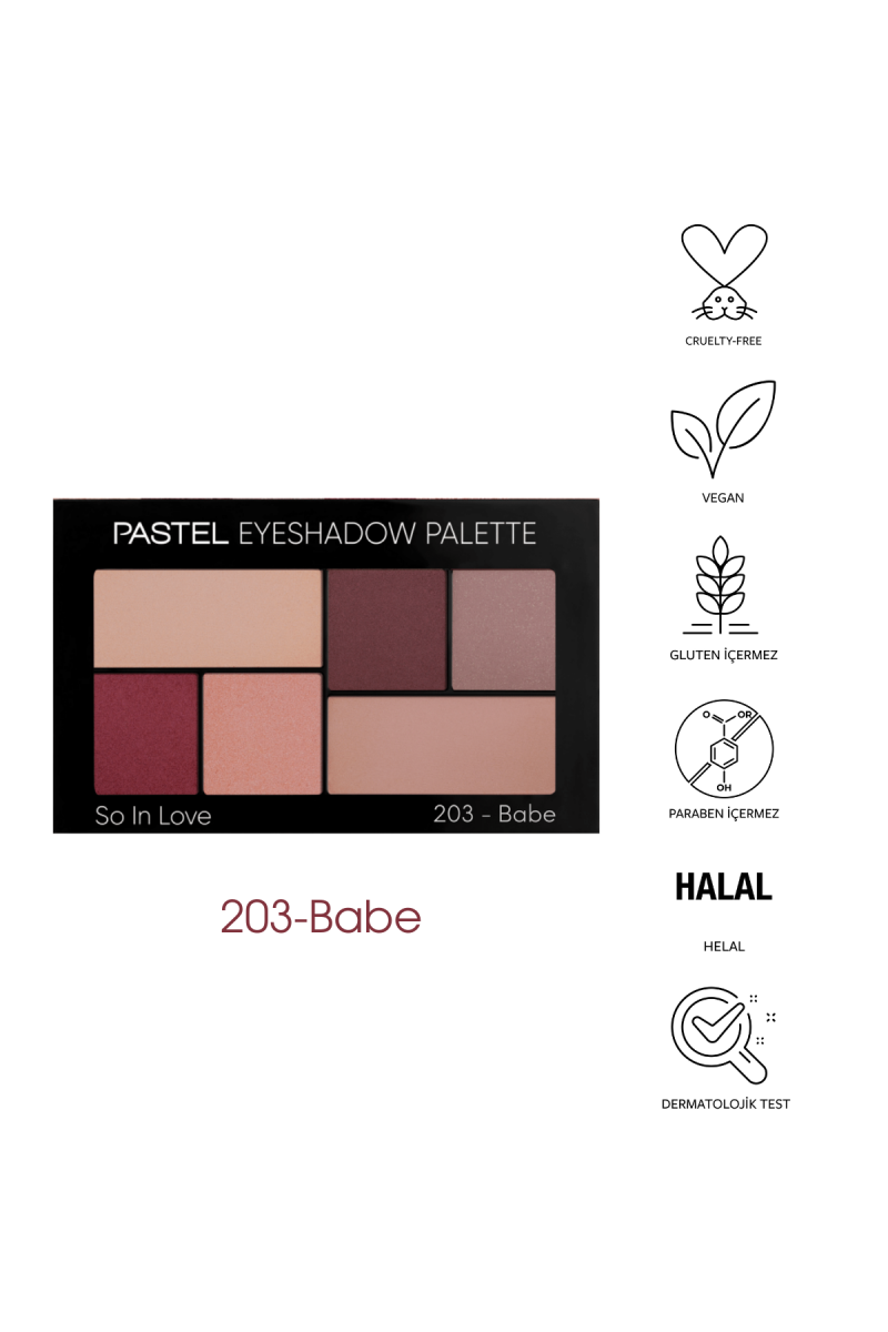 Pastel Profashıon Eyeshadow Pal.So In Love No:203