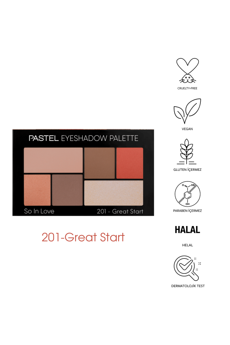 Pastel Profashıon Eyeshadow Pal.So In Love No:201