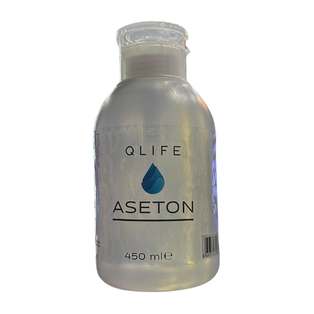 Q Life Aseton 450ml. Beyaz