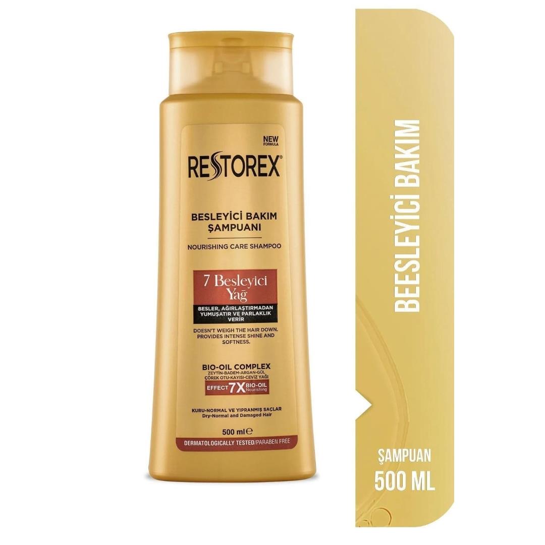 RESTOREX ŞAMPUAN 500ml. 7 BESLEYİCİ YAĞLI