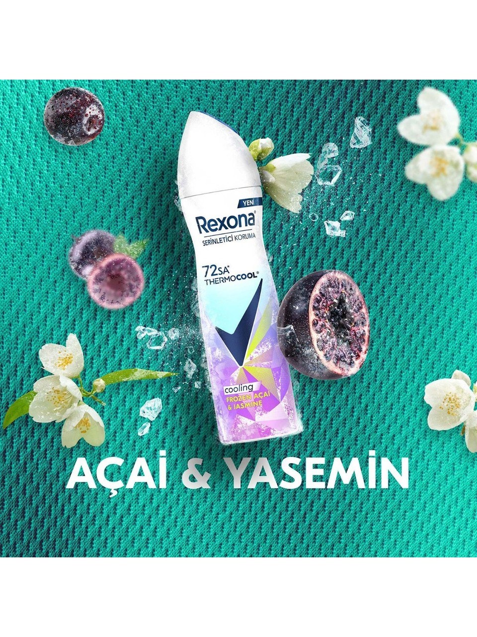 Rexona Deodorant 150ml.Frozen Açai & Jasmine