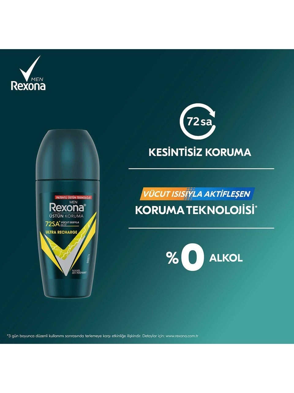 Rexona Men Roll-On 50ml. Ultra Recharge