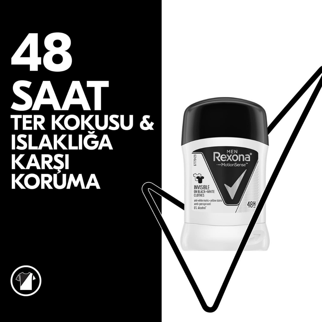 Rexona Men Stick 40gr. Antibacterial & Invisible