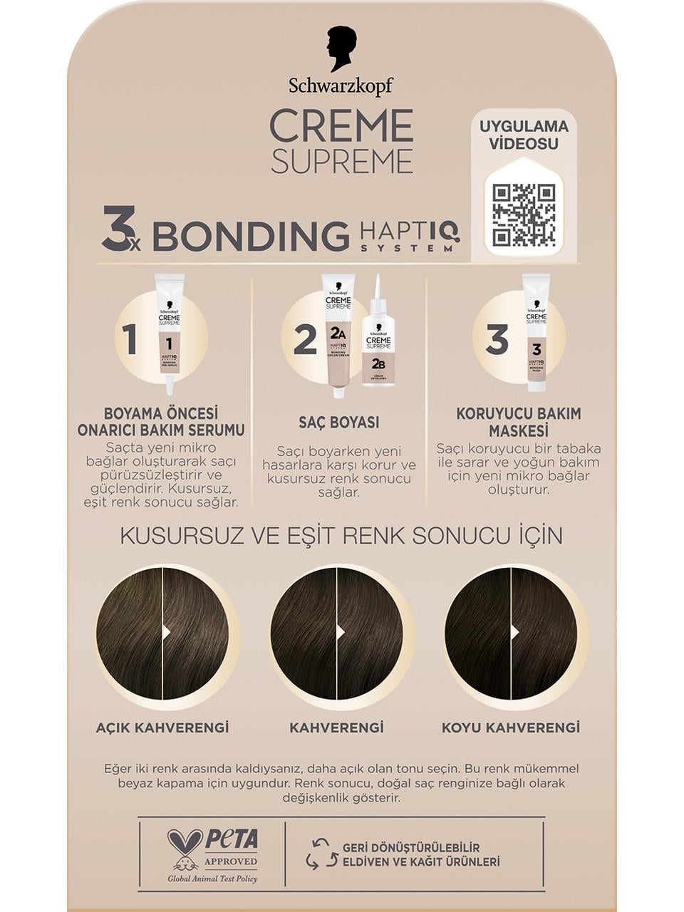 Schwarzkopf Creme Supreme Kit Boya 5-1 Soğuk Kahve