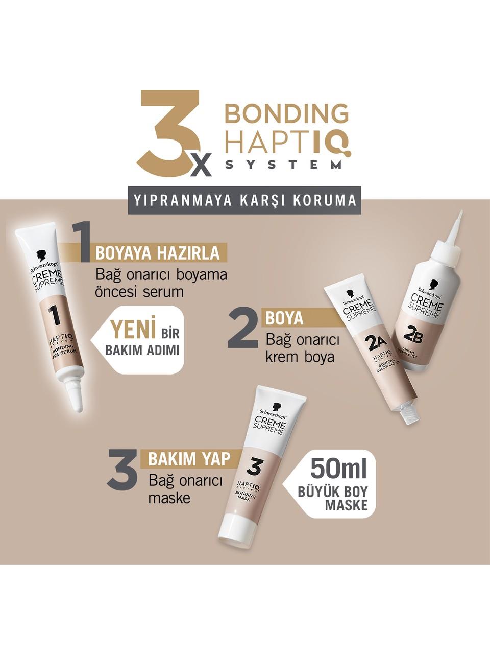 Schwarzkopf Creme Supreme Kit Boya 6-0 Açık Kahve