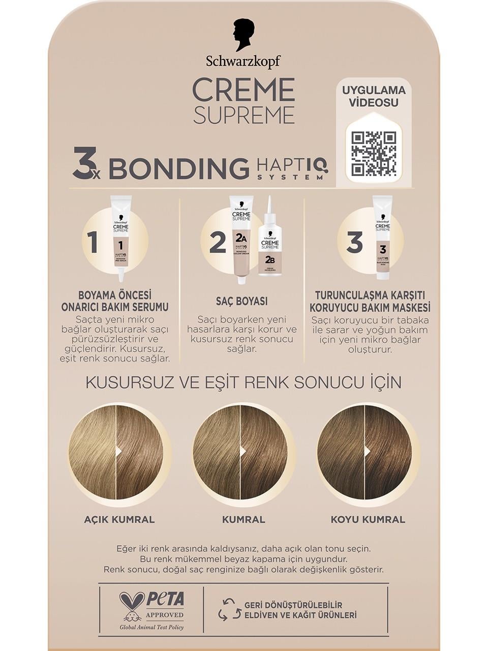 Schwarzkopf Creme Supreme Kit Boya 8-16 K.S.K.Sarı