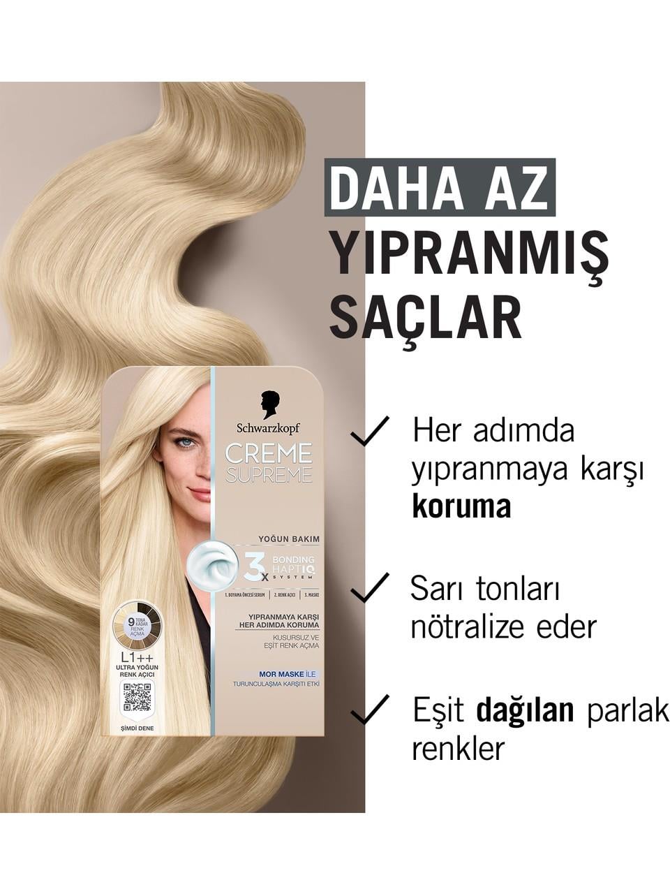 Schwarzkopf Creme Supreme Kit Boya L1++