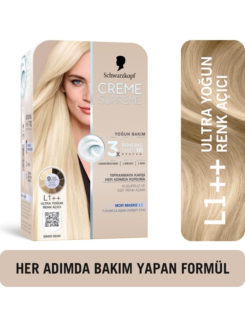 Schwarzkopf Creme Supreme Kit Boya L1++