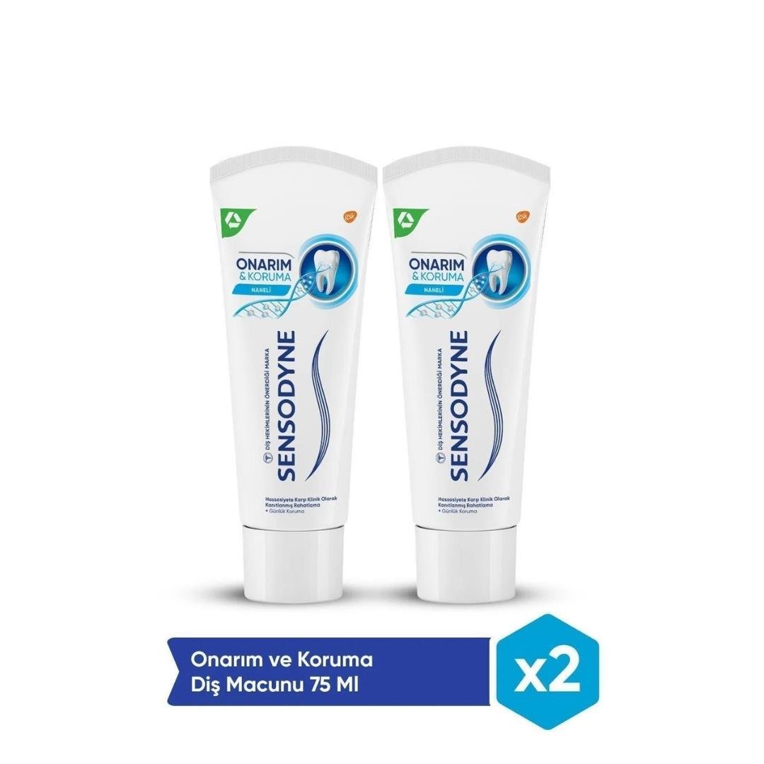 SENSODYNE ONARIM VE KORUMA 75 ML. 2'Lİ PAKET
