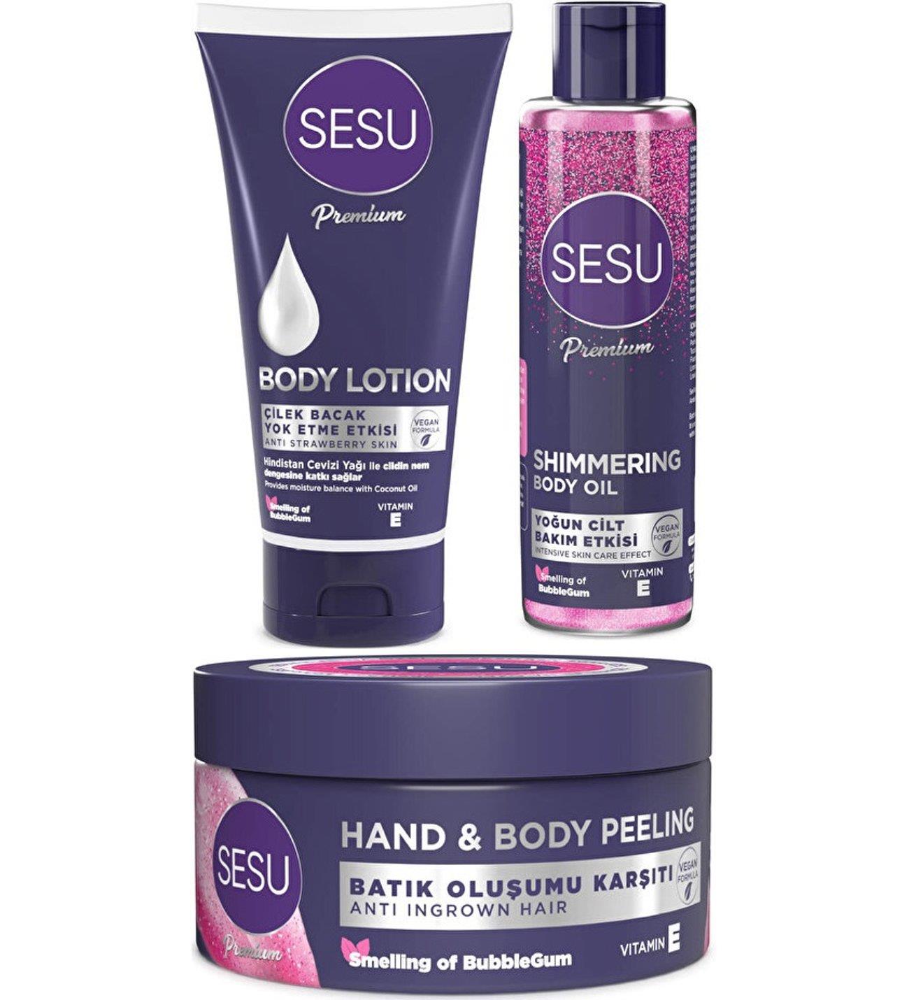 SESU BODY OIL 150ml. SHIMMERING