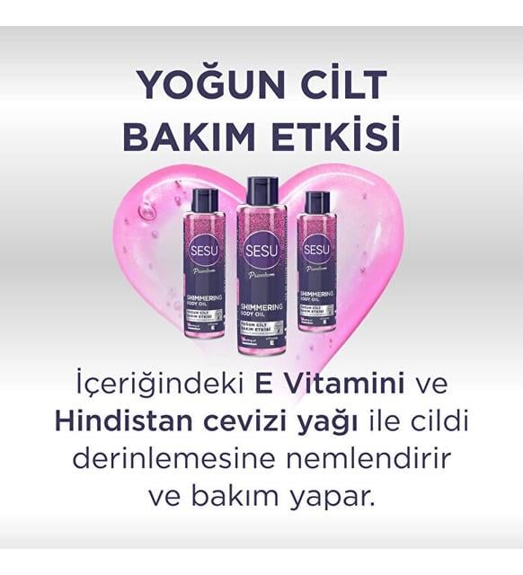 SESU BODY OIL 150ml. SHIMMERING