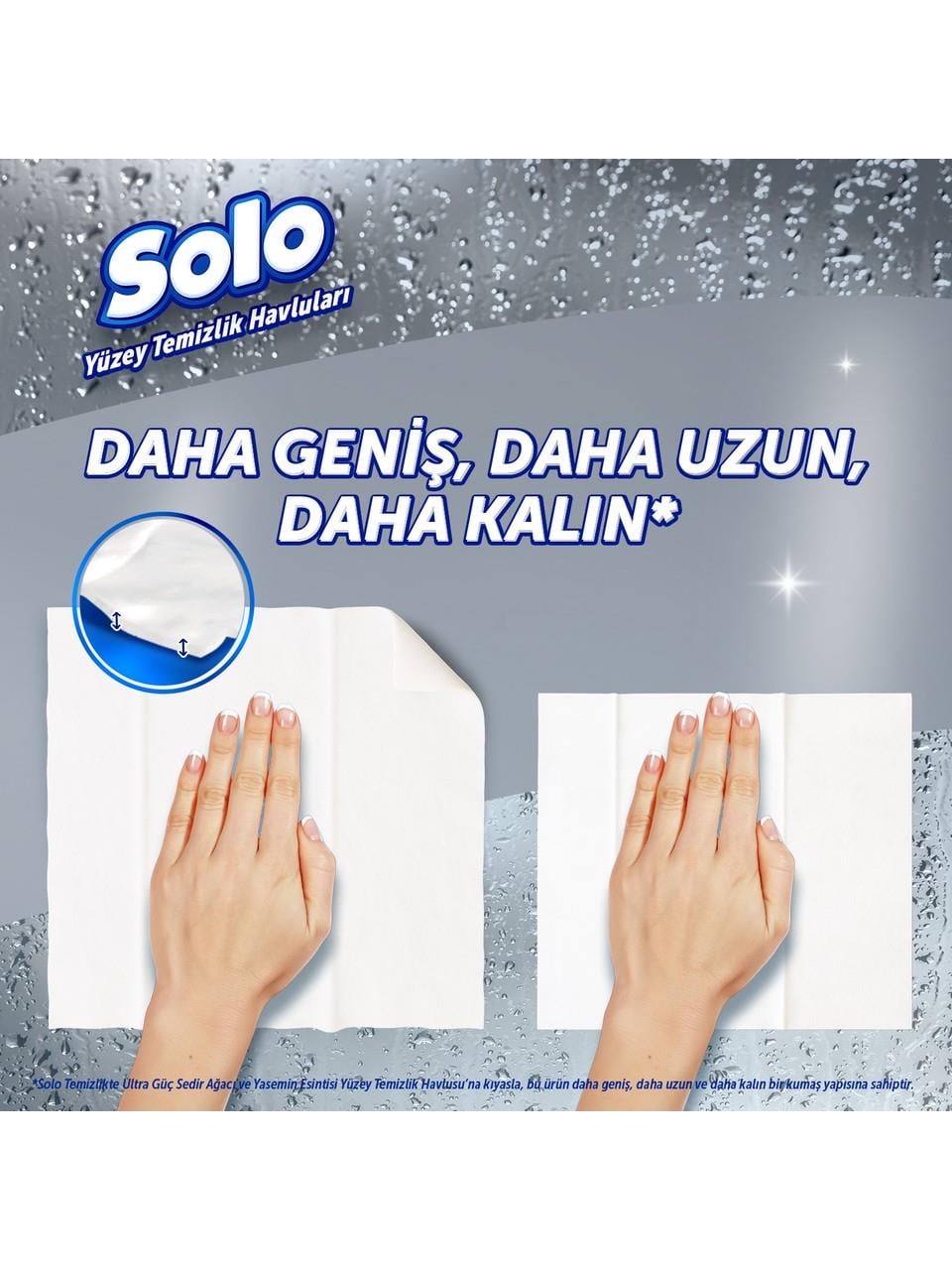Solo Yüzey Temizleme Havlusu 30'lu Aqua
