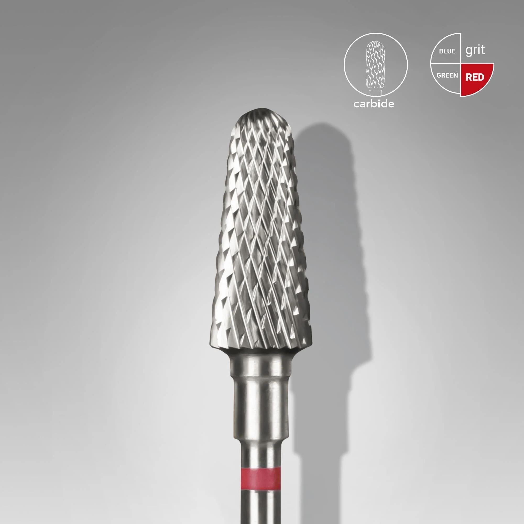 STALEKS PRO ÇELİK K.KONİ FREZE KIRMIZI 6,0mm/14mm