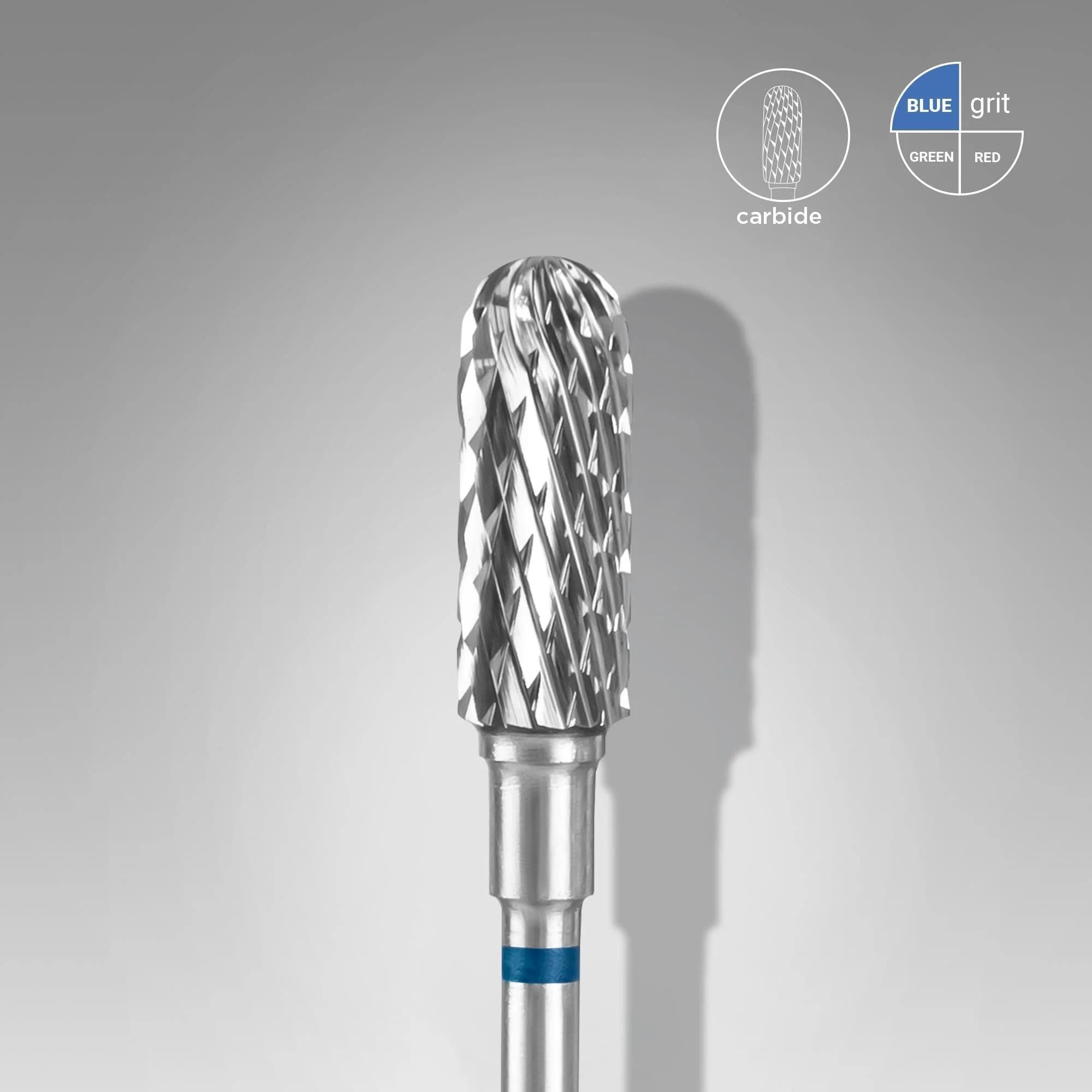 STALEKS PRO ÇELİK Y.SİLİNDİR FREZE MAVİ 5,0mm/13mm