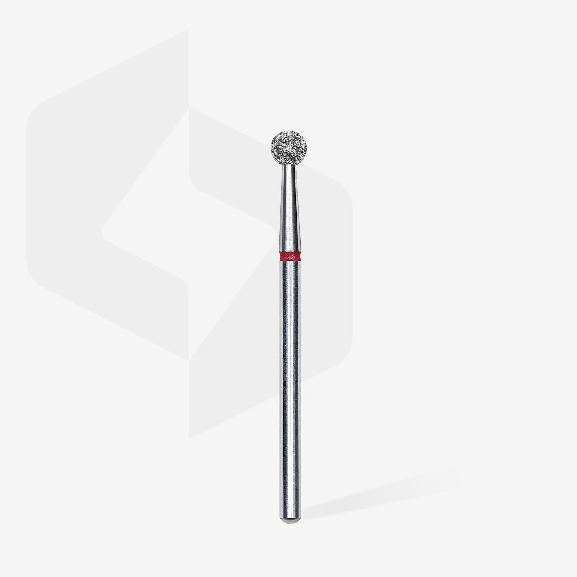 STALEKS PRO ELMAS KÜRE FREZE KIRMIZI 4,0mm