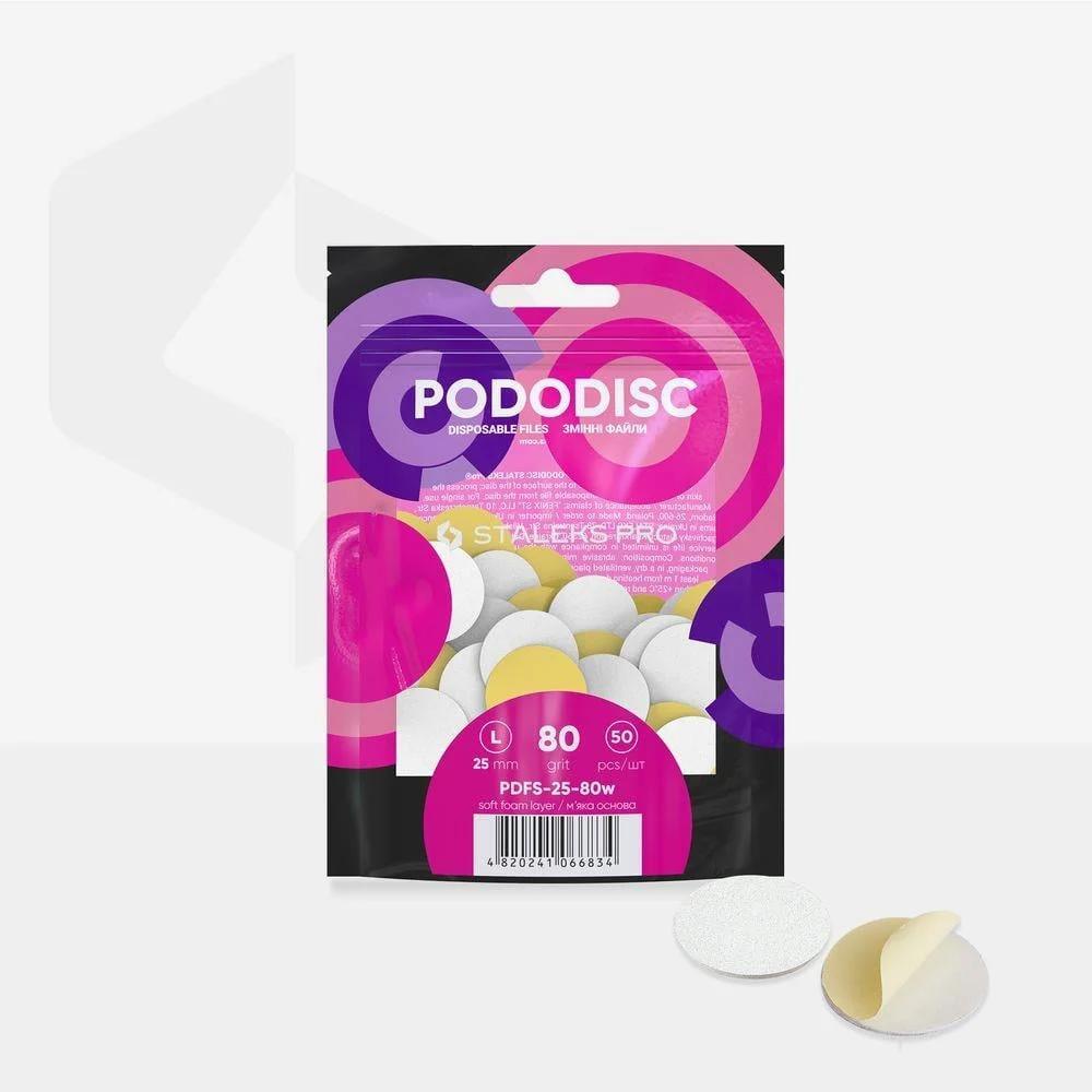 STALEKS PRO PODODISC L YEDEK TÖRPÜ 80 Grit 50pcs