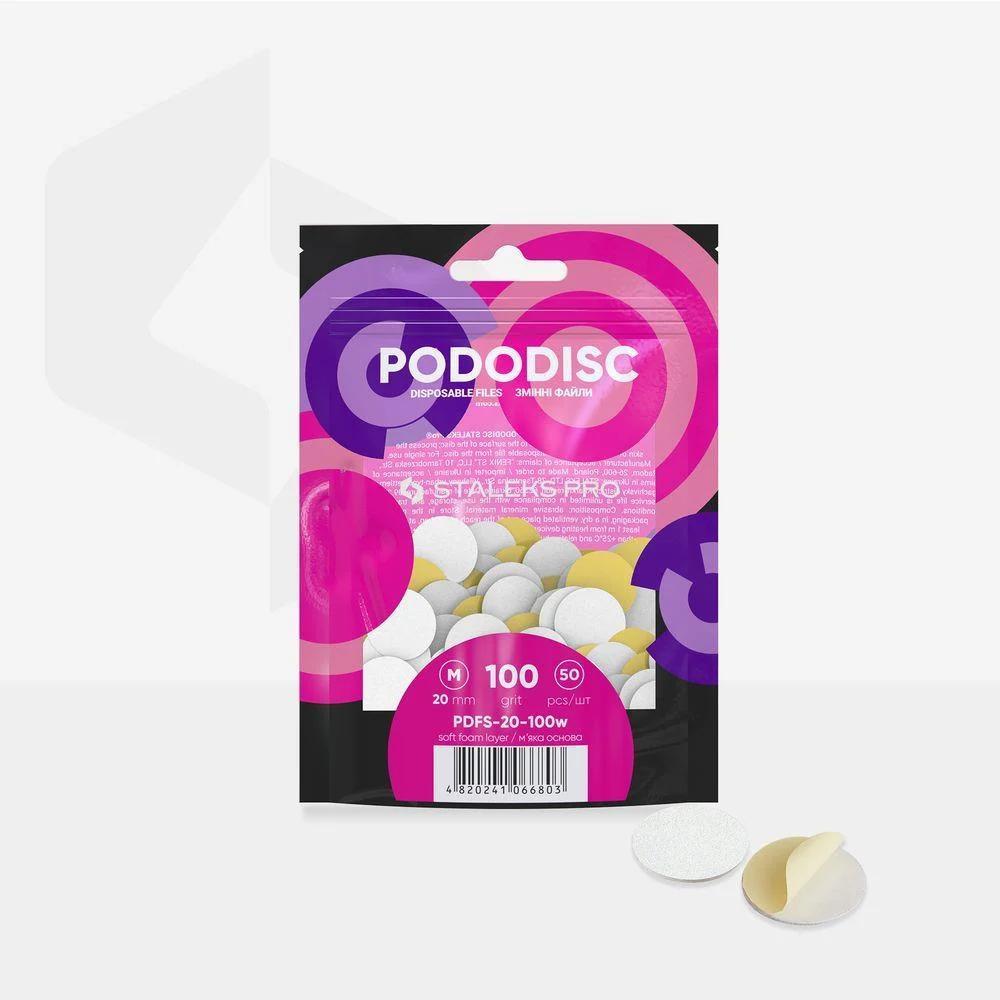 STALEKS PRO PODODISC M YEDEK TÖRPÜ 100 Grit 50pcs