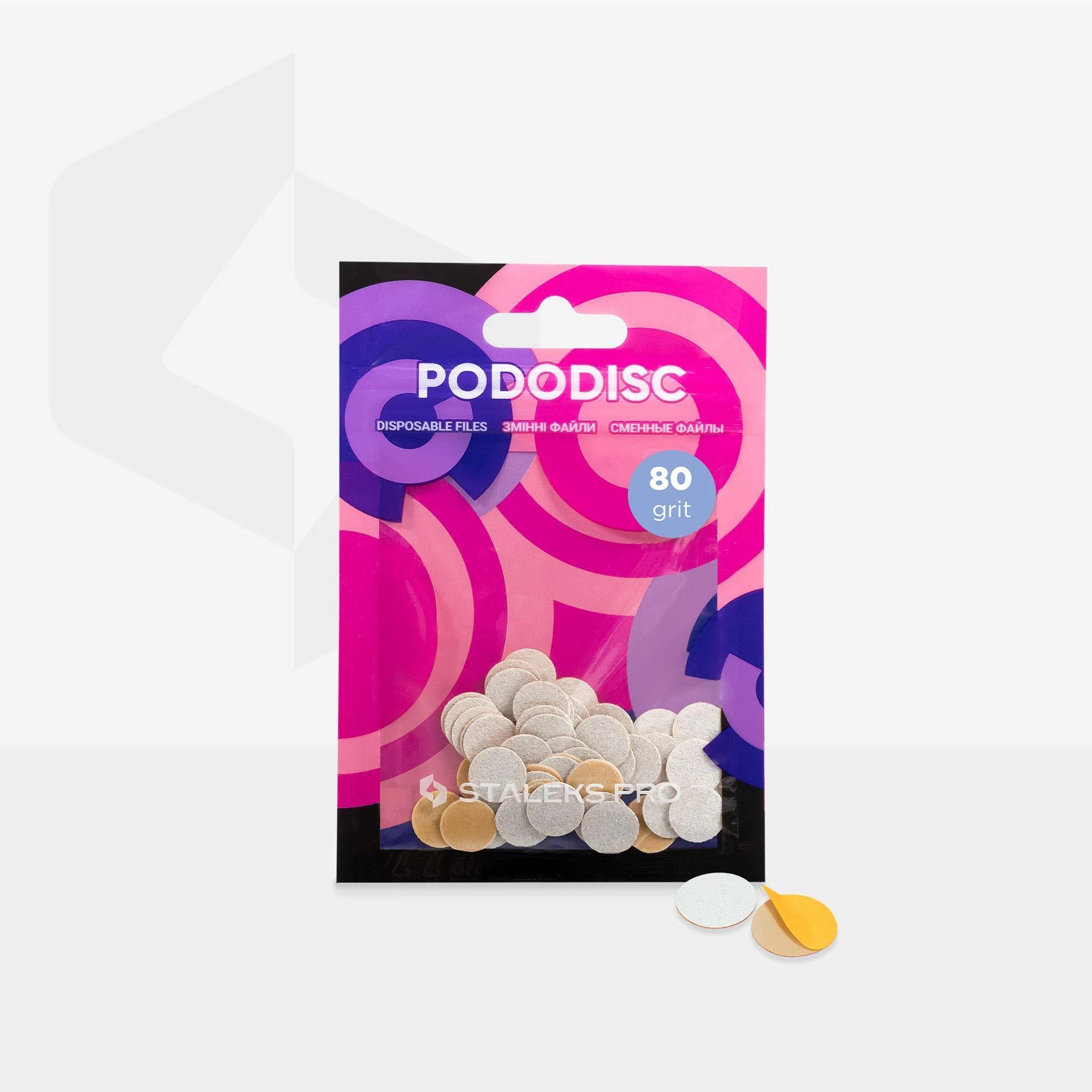 STALEKS PRO PODODISC XS YEDEK TÖRPÜ 80 Grit 50pcs