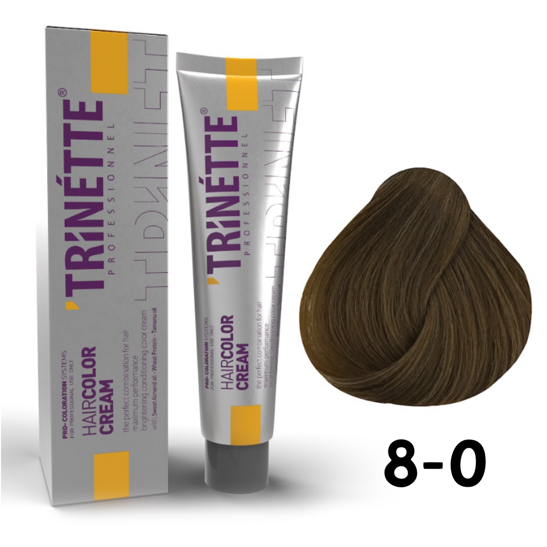 Trinette Saç Boyası 100ml. 8-0 Yoğun Açık Kumral