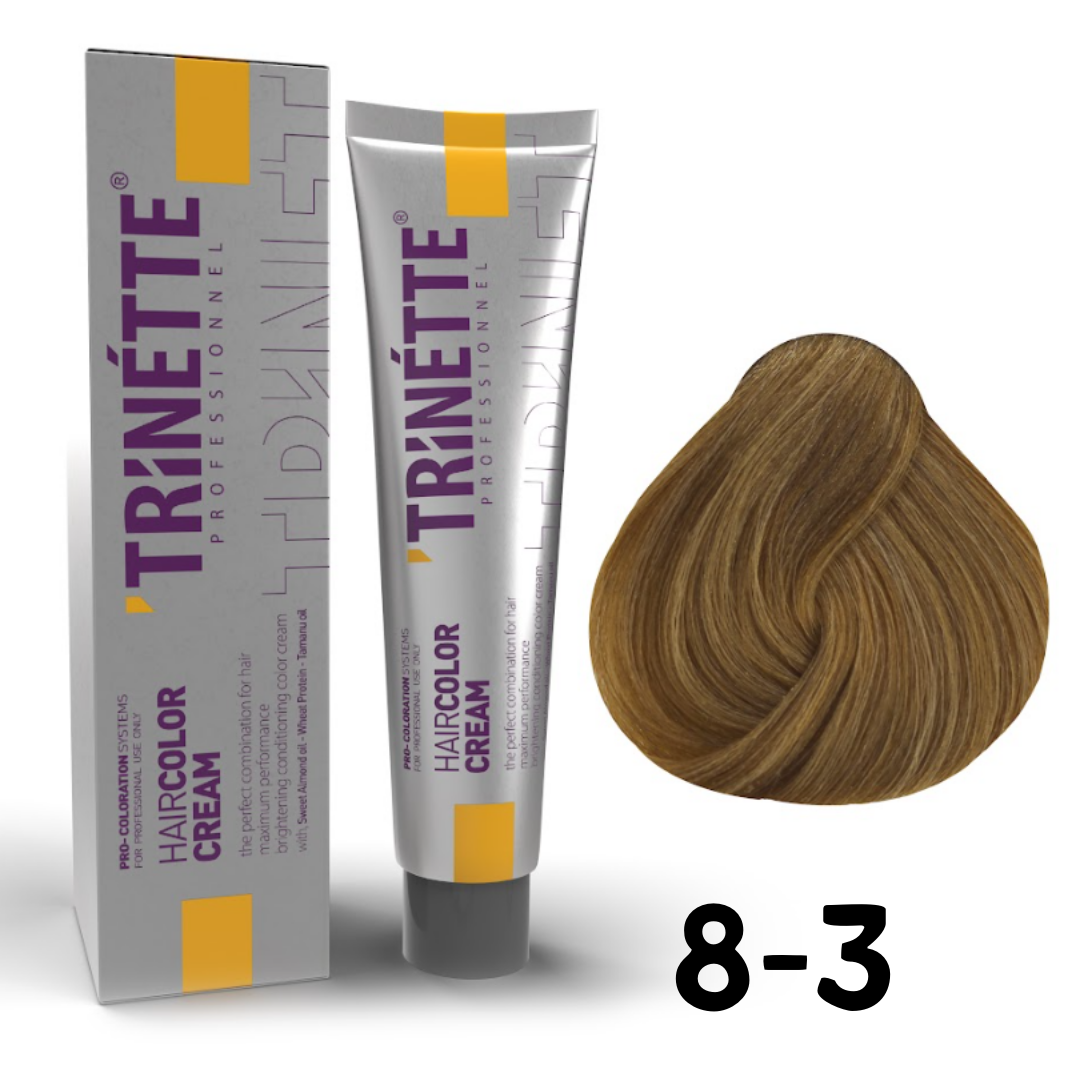 Trinette Saç Boyası 100ml. 8-3 A.Dore Kumral
