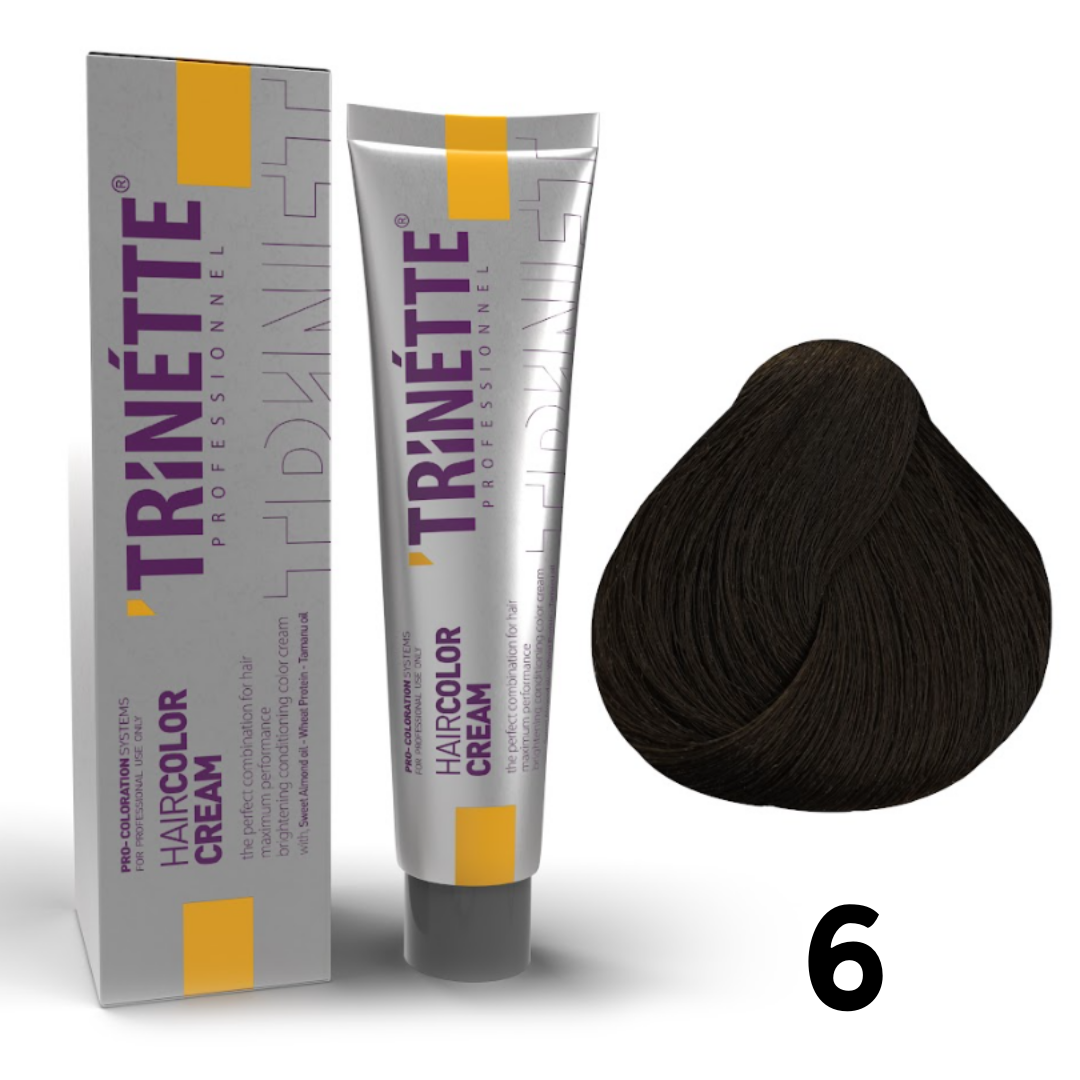 Trinette Saç Boyası 60ml. 6 Koyu Kumral