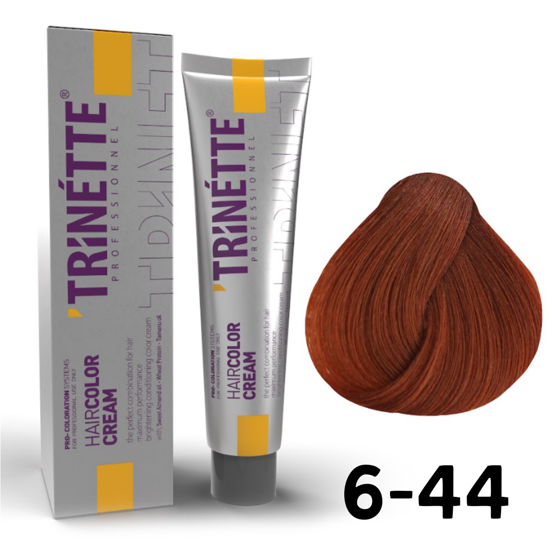 Trinette Saç Boyası 60ml. 6-44 Y.K.Kumral Bakır