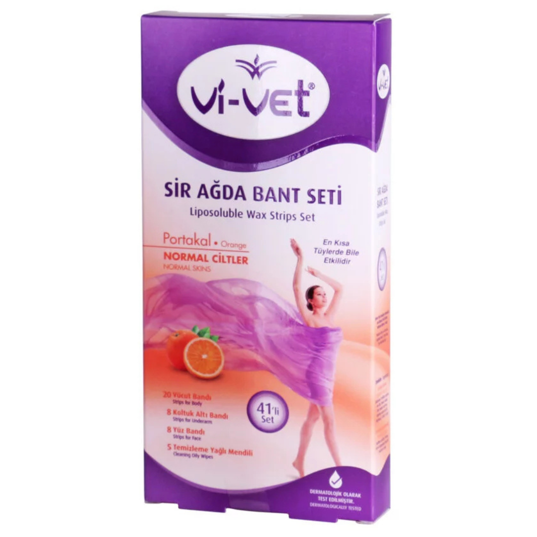 Vıvet Ağda Bant Seti Portakal (Karma Set)