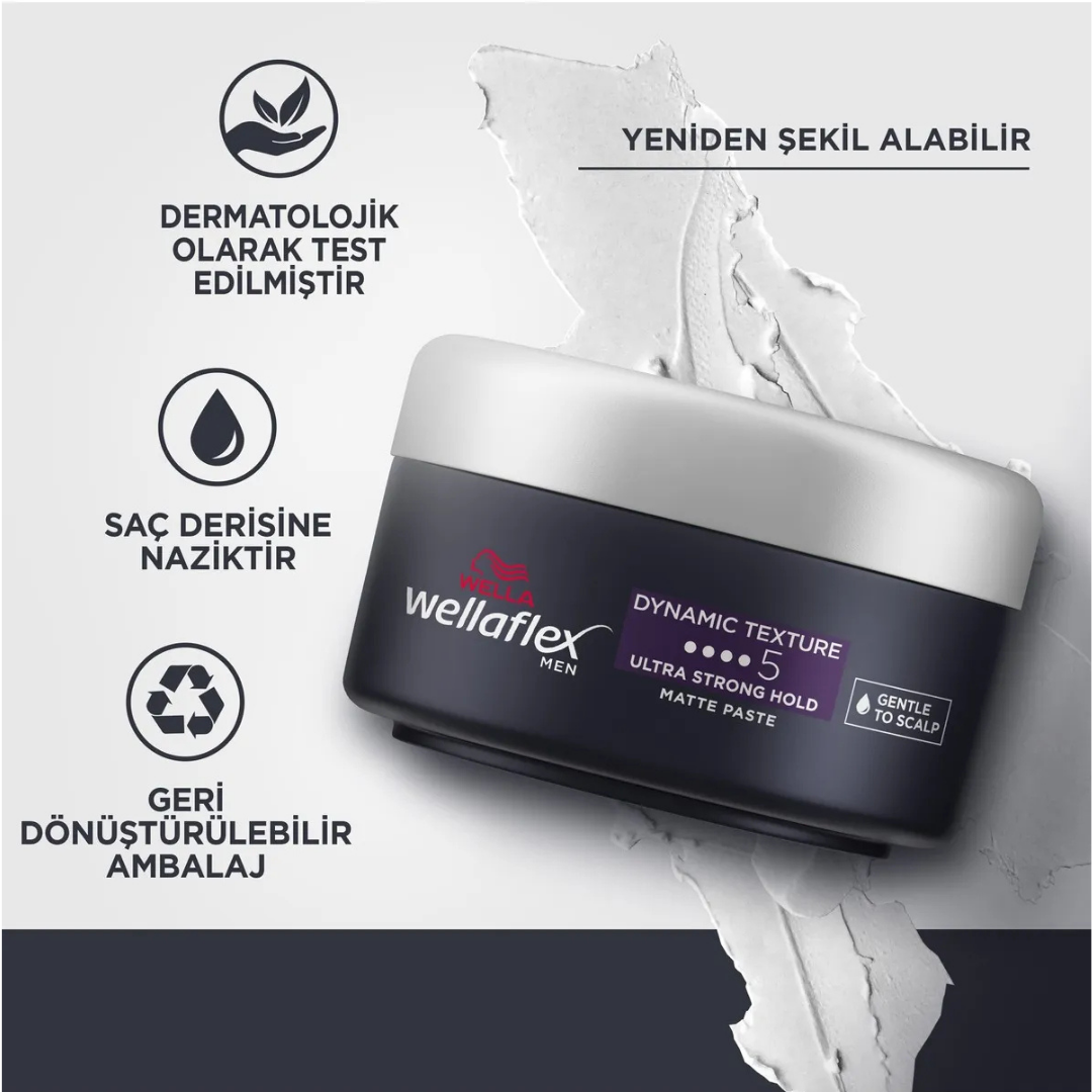 Wellaflex Wax 75ml. Matte Paste