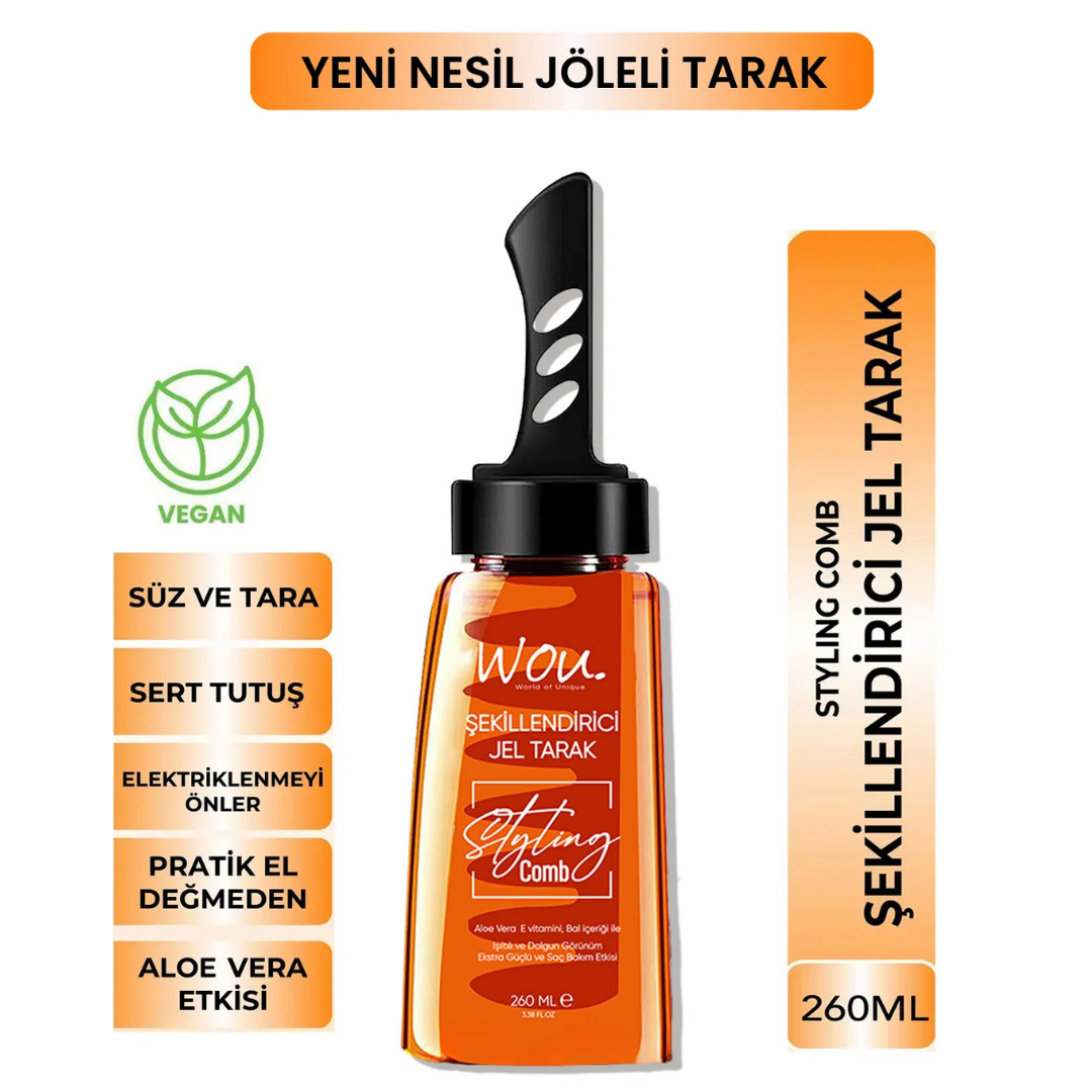 Wou Saç Şekillendirici Jel Tarak 260ml